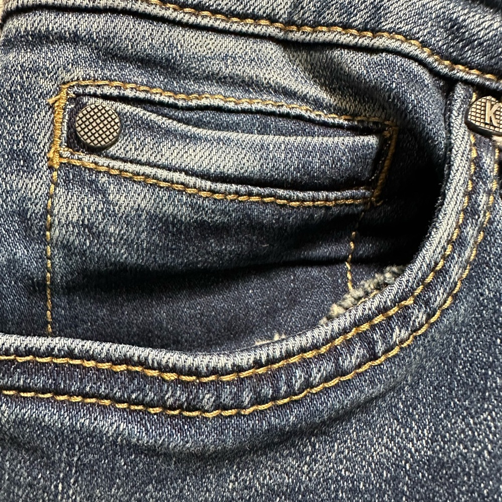 Kut from the Kloth Blue Flare Wide Leg Jeans - Picture 4 of 15